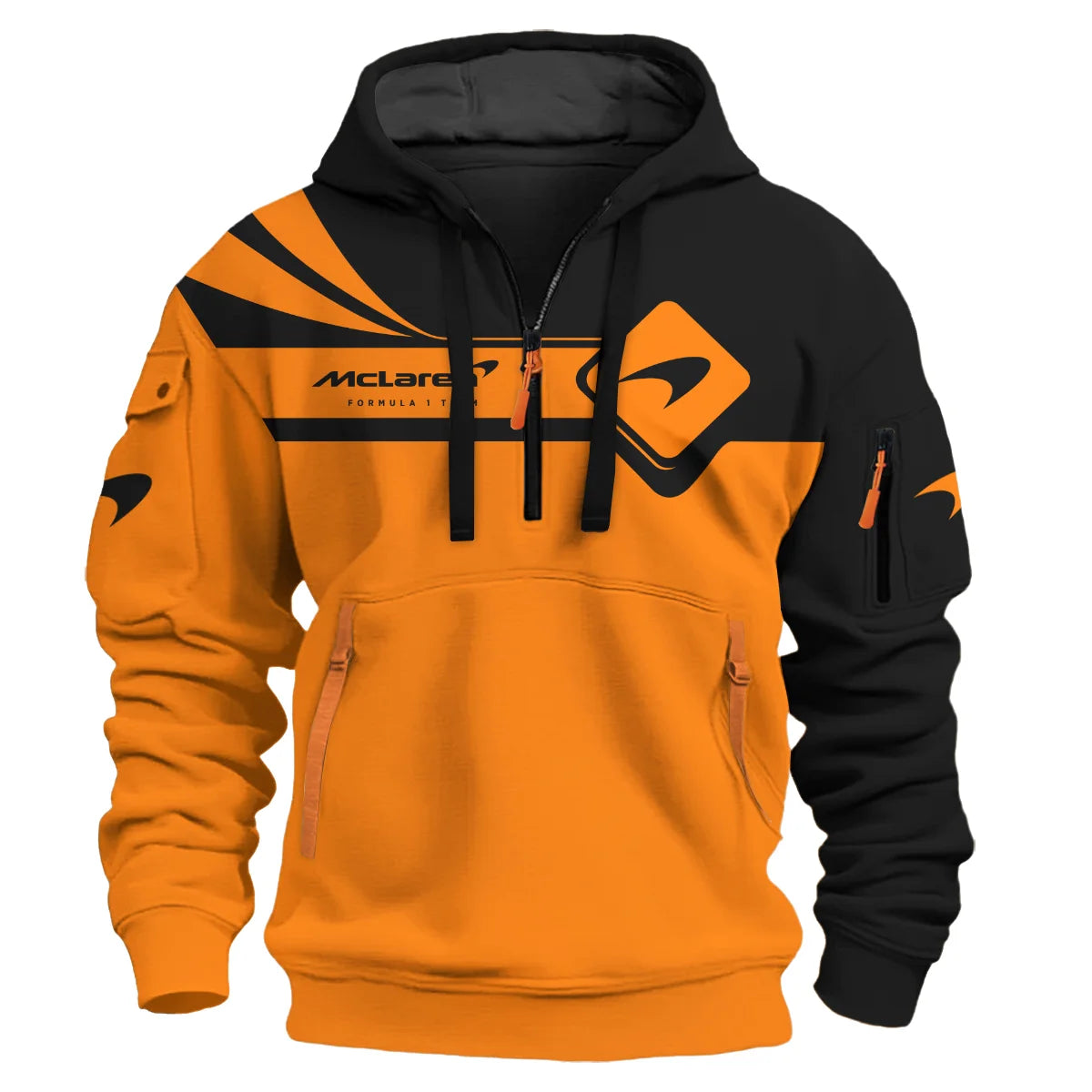 Oscar Piastri McLaren F1 Exclusive Logo Hoodie Half Zip BLMCL5525A43HZ