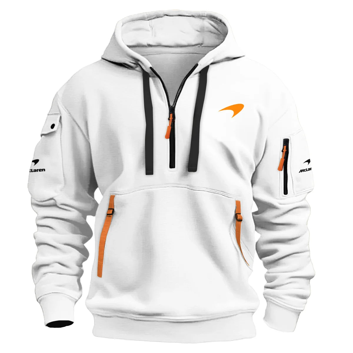 2025 WDC Lando Norris McLaren F1 Team Hoodie Half Zip BLNRWDCA4HDF