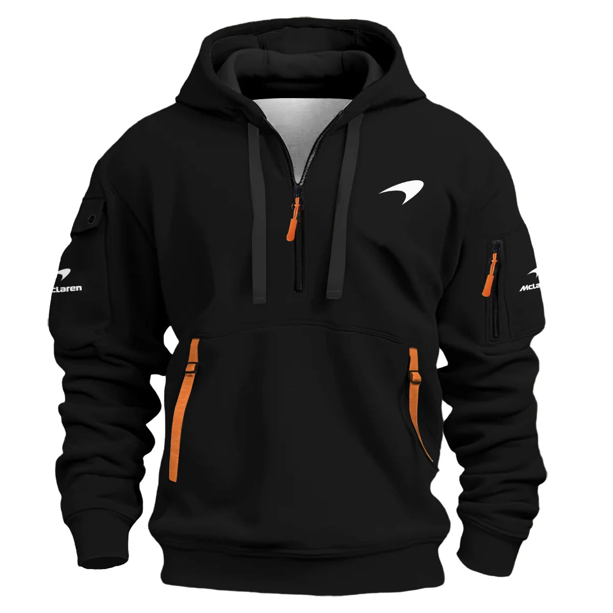 2025 WDC Lando Norris McLaren F1 Team Hoodie Half Zip BLNRWDCA5HDF