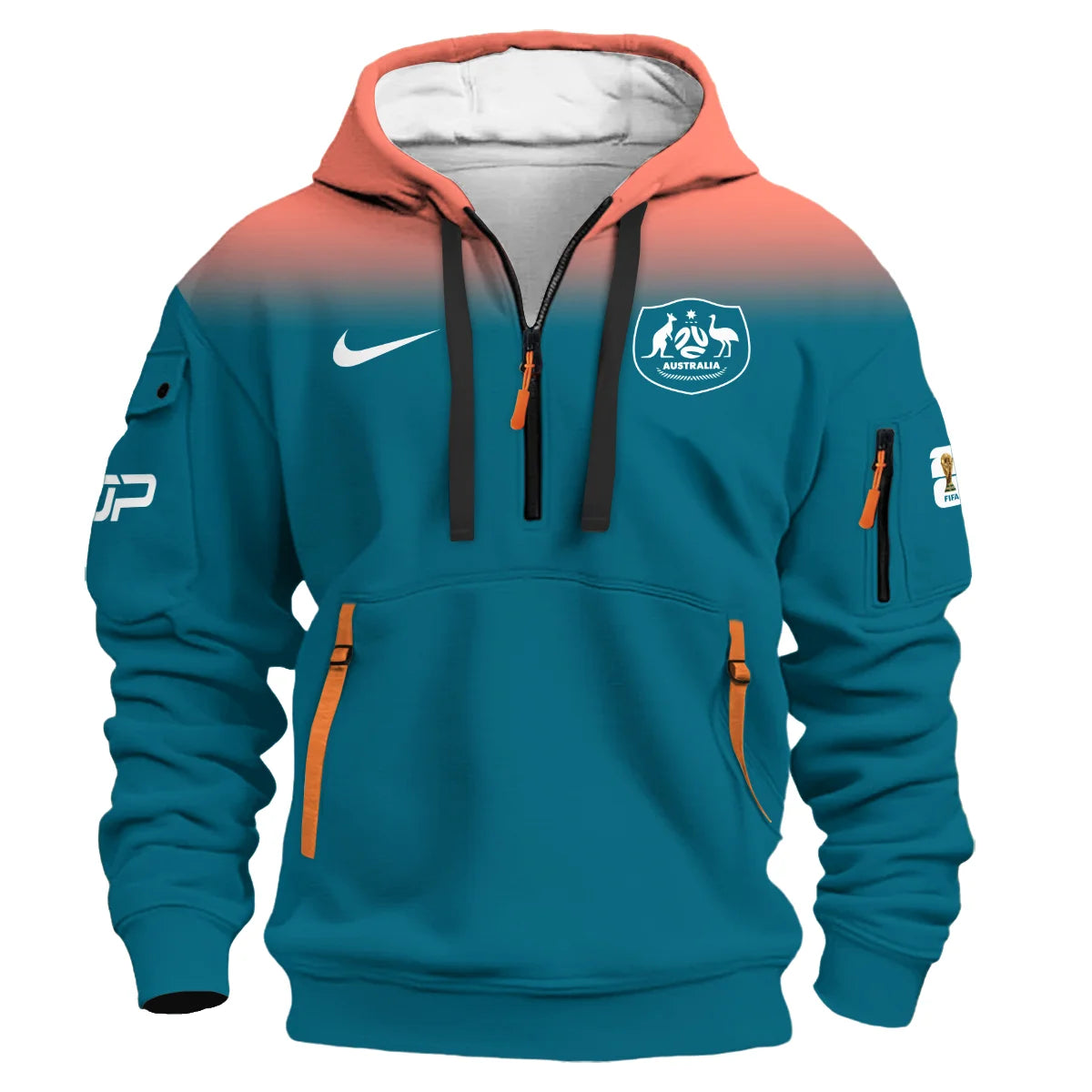 Australia Match Away 2026/27Jersey x Oscar Piastri Formula 1 Hoodie Half Zip BLOP17426A1HDF