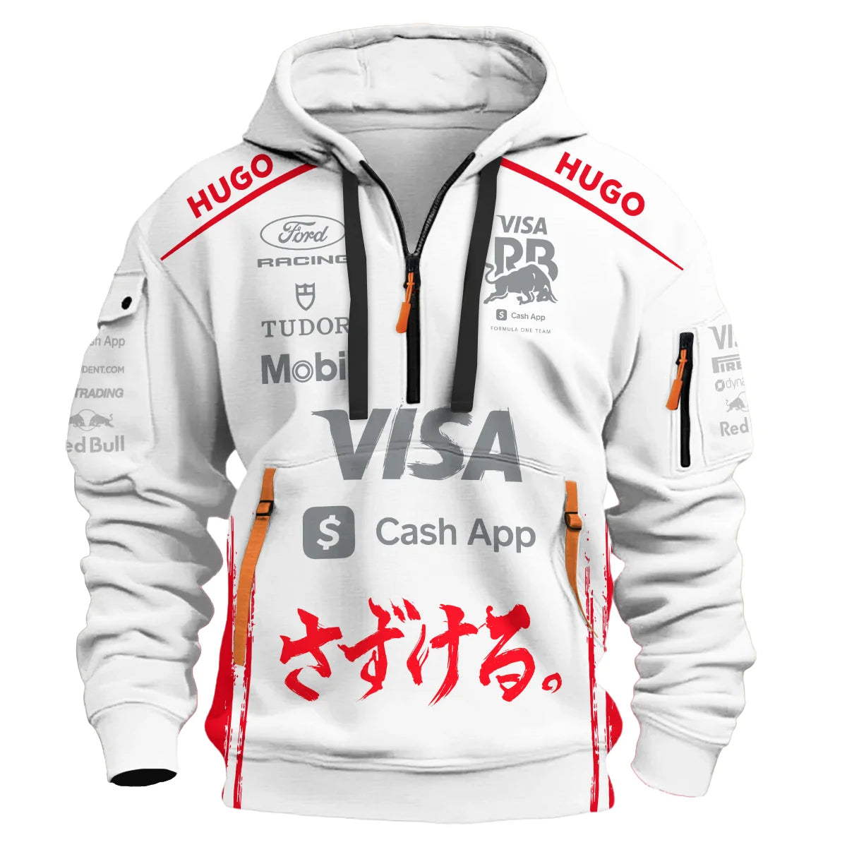 Japan Spring Edition Racing Bulls F1 - Hoodie Half Zip BLVA243RCBHDF