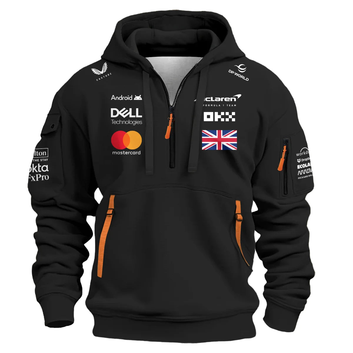 Champion 2025 Lando Norris McLaren F1 Team Hoodie Half Zip BLVALN051225A1HDF