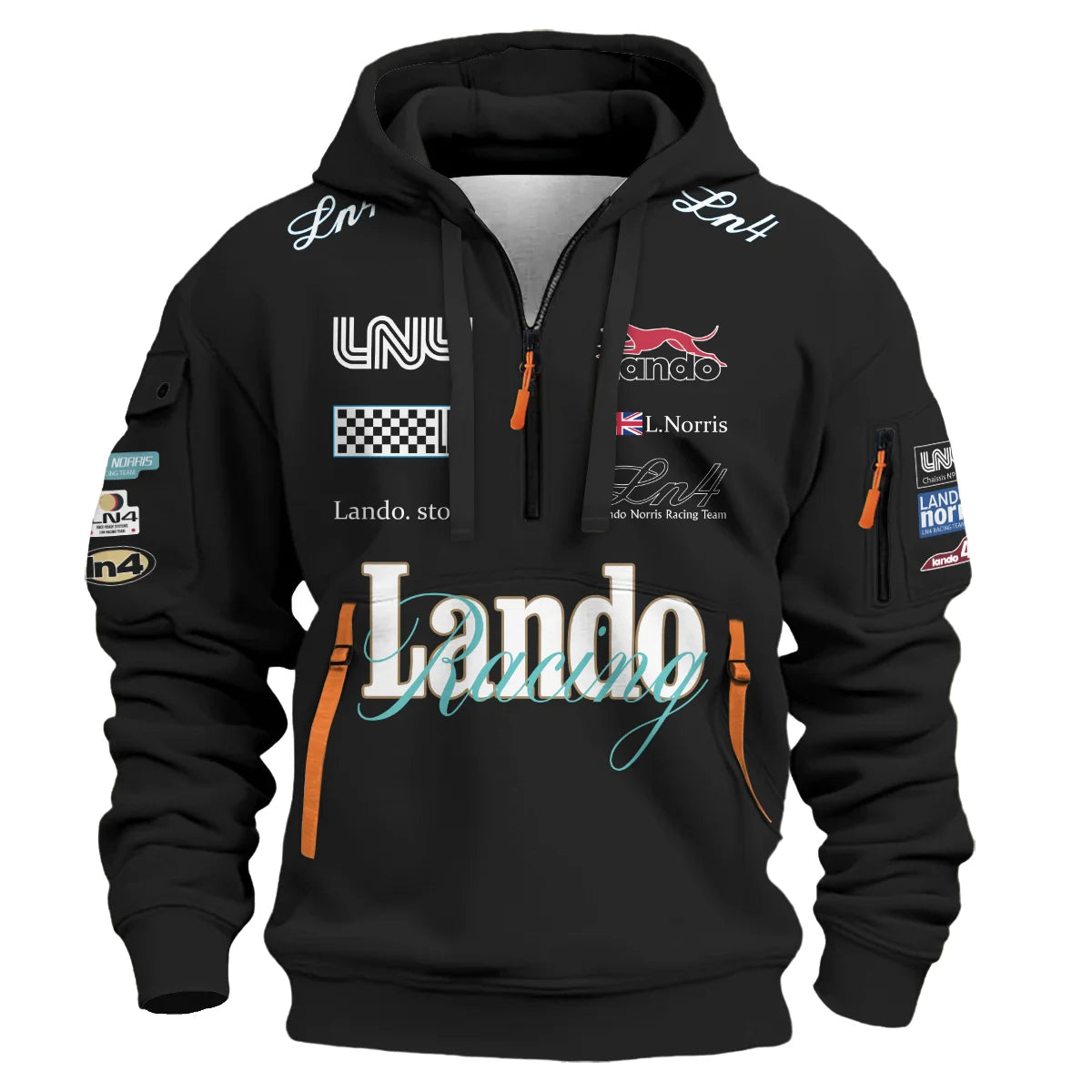 Lando Norris Racing Hoodie Half Zip BLVALN051225A7HDF