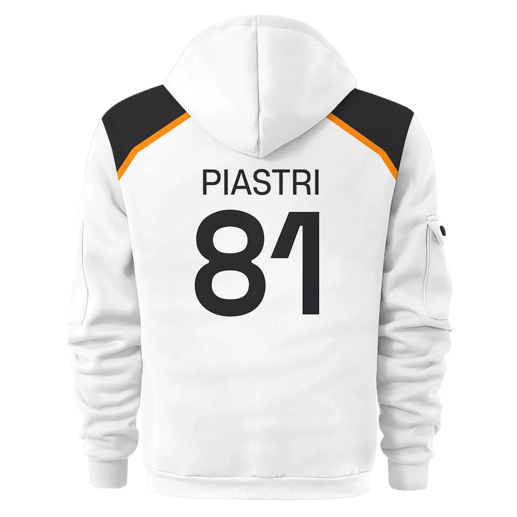 Oscar Piastri OP81 McLaren F1 Exclusive Hoodie Half Zipper BLF19625A3HDF