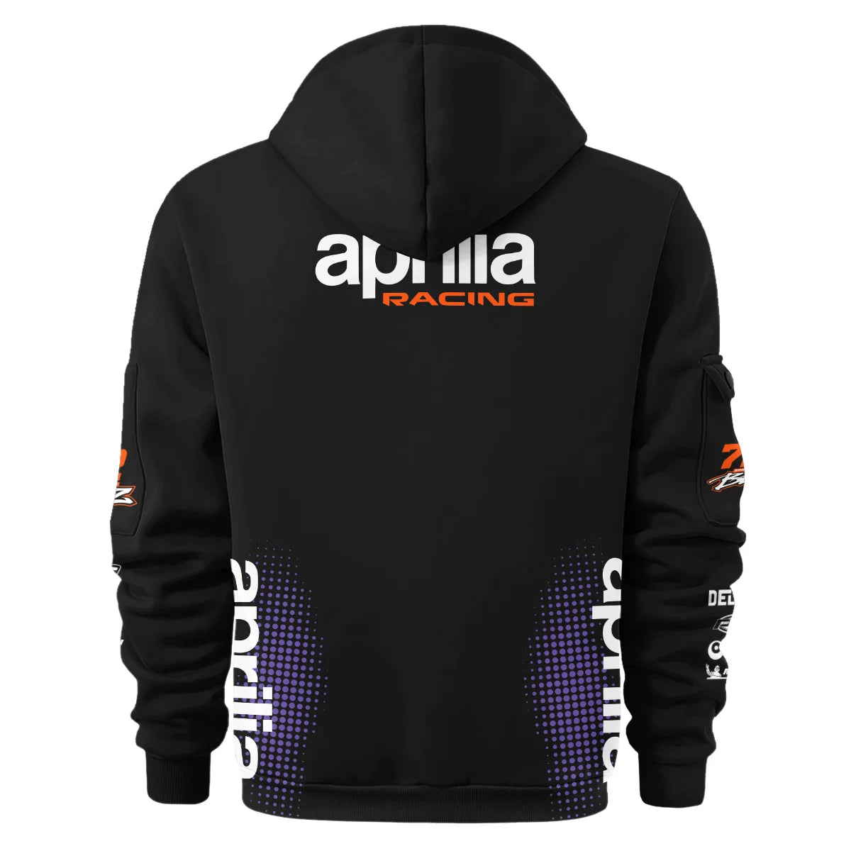 2026 Marco Bezzecchi Aprilia Racing Moto GP Teamwear Hoodie Half Zip BLGP26326A1HDF