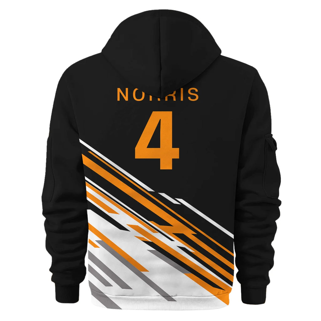 Lando Norris McLaren F1 Exclusive Logo Hoodie Half Zip BLMCL10425A23HZ