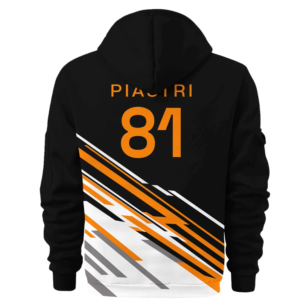 Oscar Piastri McLaren F1 Exclusive Logo Hoodie Half Zip BLOP10425A23HZ