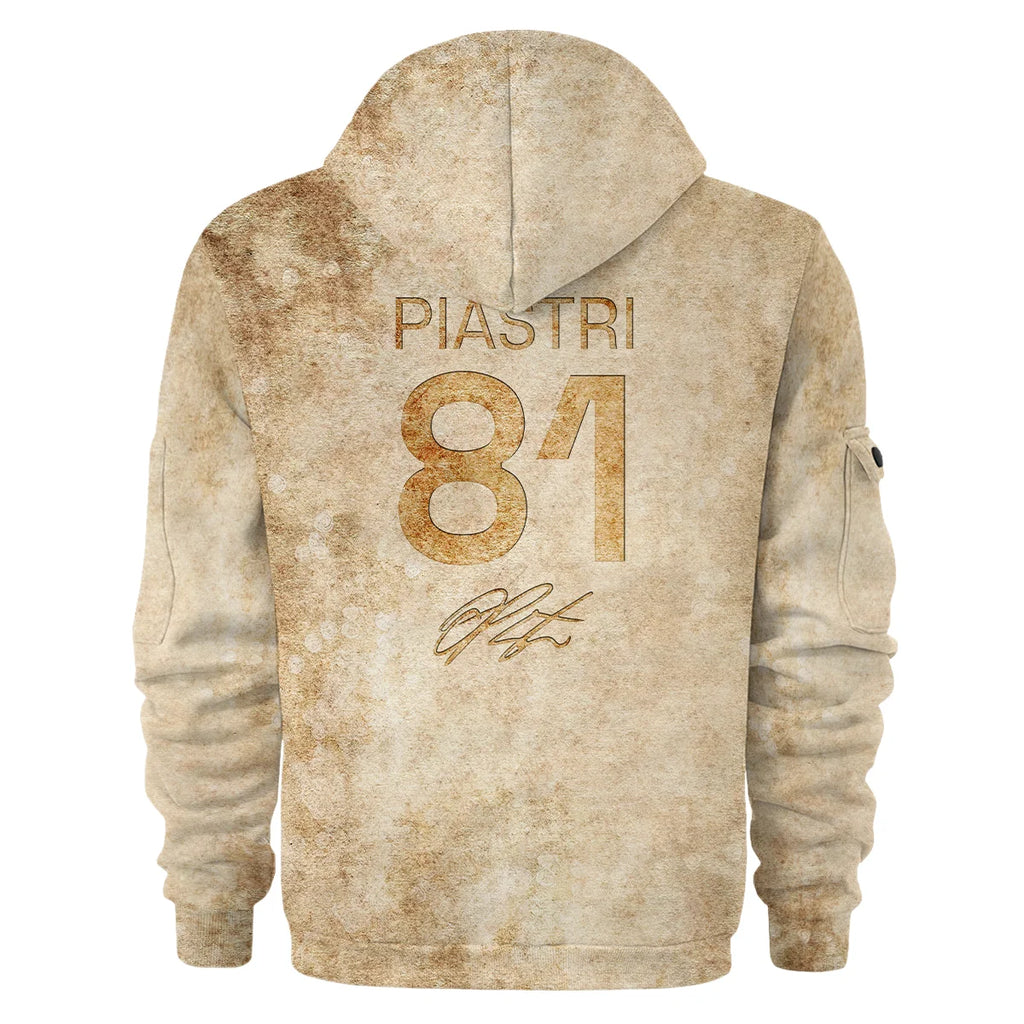 81 Oscar Piastri - Hoodie Half Zip BLOP121025A3HDF