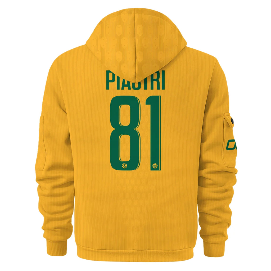 Australia Match Home 2026/27Jersey x Oscar Piastri Formula 1 Hoodie Half Zip BLOP17426A2HDF
