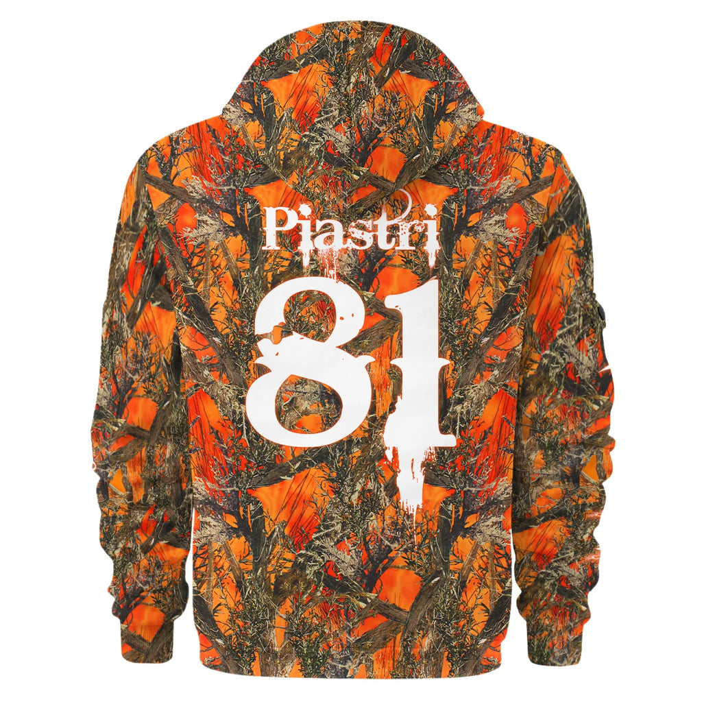 Oscar Piastri Hunting Camo McLaren F1 Hoodie Half Zipper BLOP2825A1HDF
