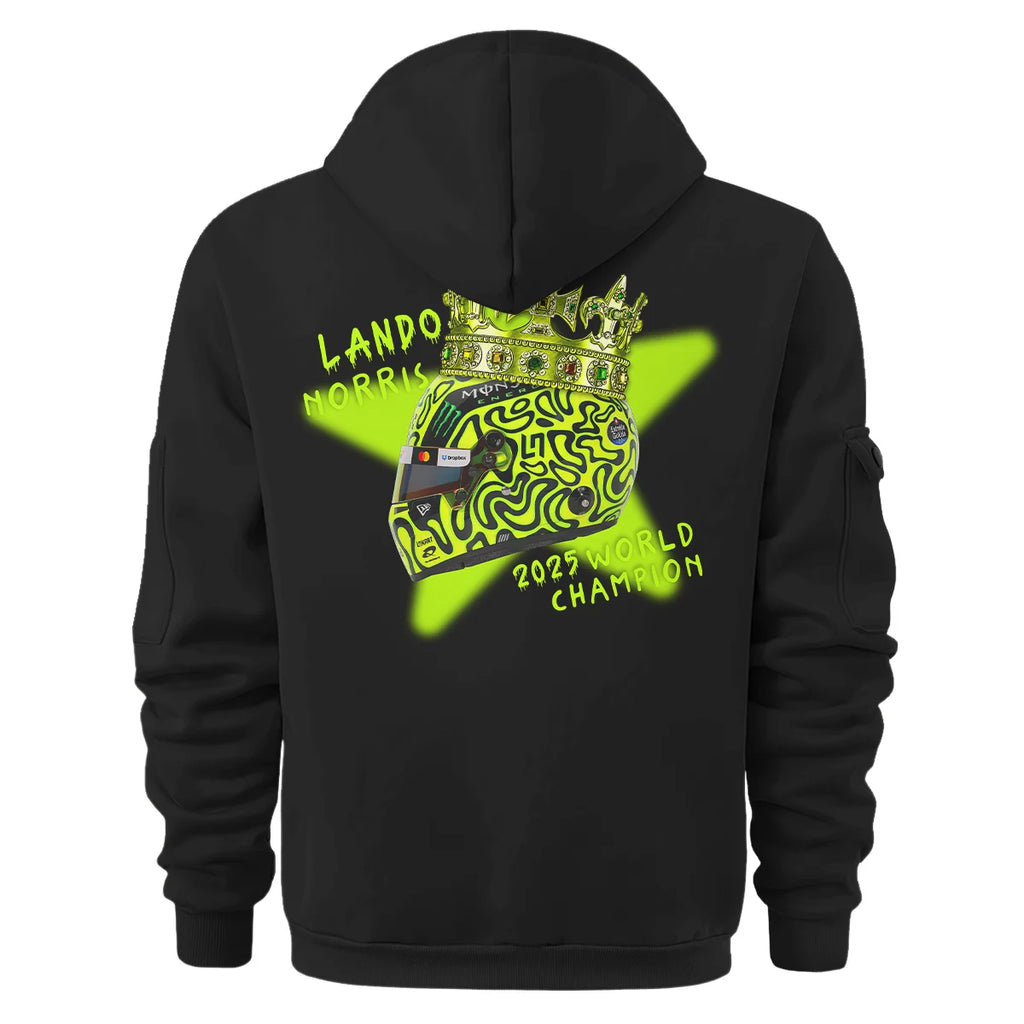 Lando Norris Crown World Champion Hoodie Half Zip BLVALN051225A6HDF