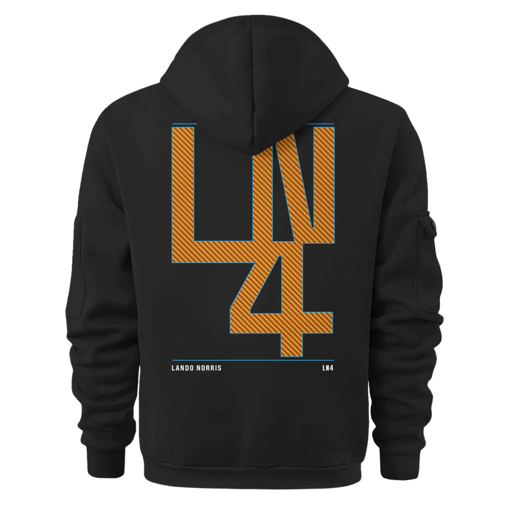 Lando Norris LN4 World Champion McLaren F1 Team Hoodie Half Zip BLVALN051225A8HDF