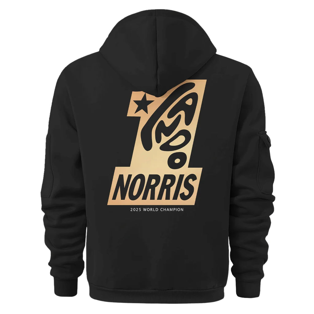 Lando Norris #1 World Champion Hoodie Half Zip BLVALN051225A9HDF