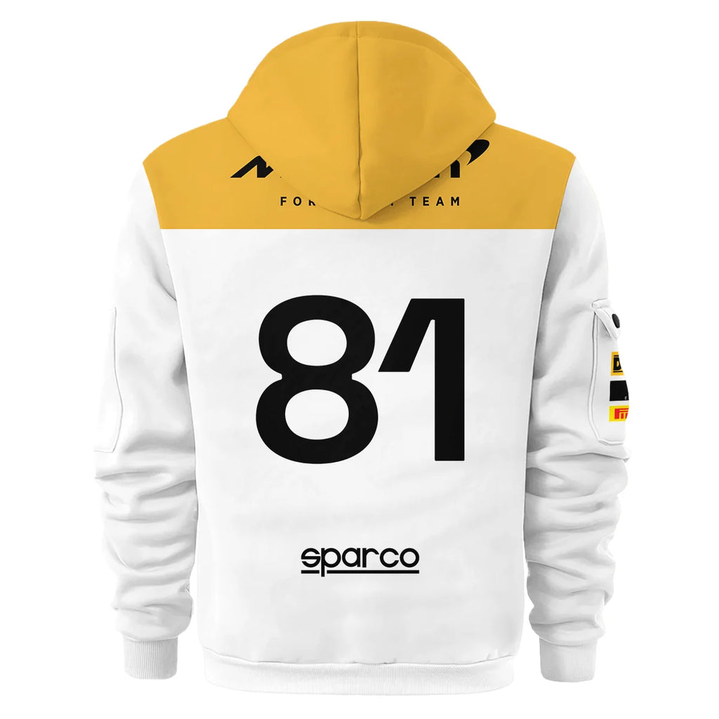 2023 Oscar Piastri Racing Suit McLaren F1 Hoodie Half Zipper BLVAOP150825A2HDF