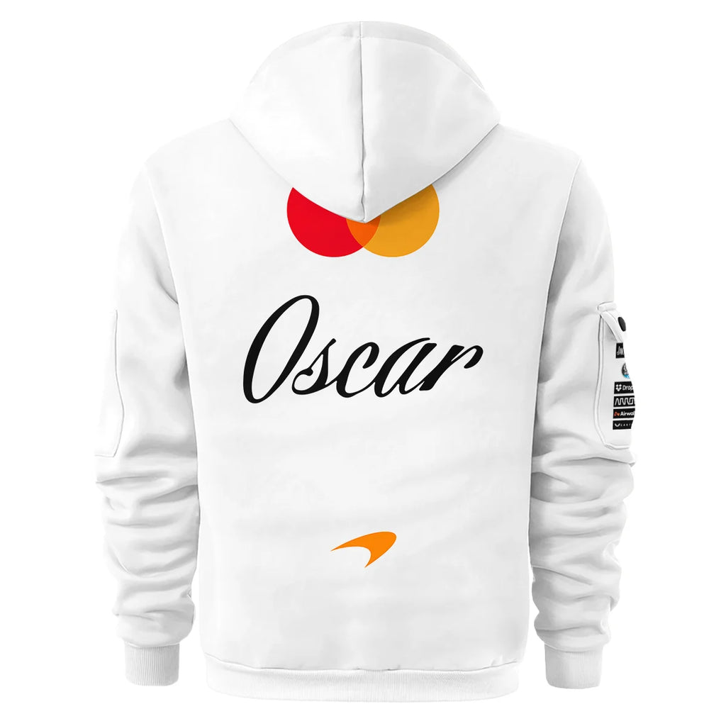 2025 Oscar Piastri Racing Suit McLaren F1 Hoodie Half Zipper BLVAOP150825A4HDF