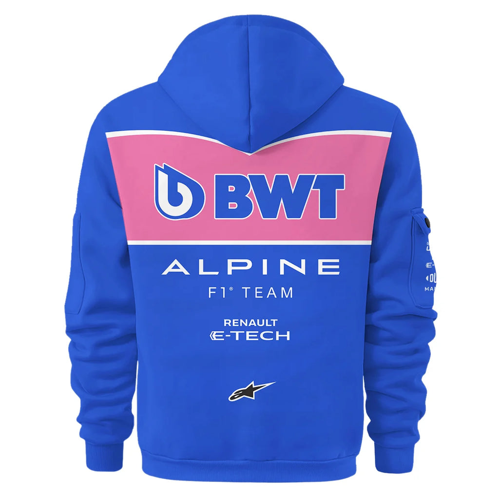 2022 Oscar Piastri Racing Suit Alpine F1 Hoodie Half Zipper BLVAOP150825A7HDF