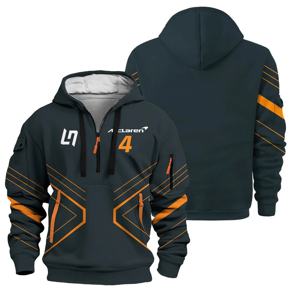 LN4 Papaya Team Exclusive Logo Hoodie Half Zip BLMCL10425A33HZ