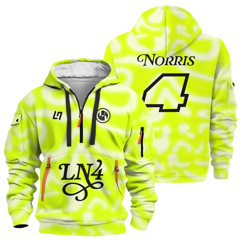 Grandstand '25 Lando Norris Hoodie Half Zip BLNR14925A6HDF