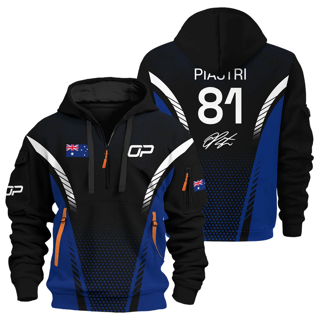 Limited Edition Oscar Piastri - Hoodie Half Zip BLOP121025A1HDF