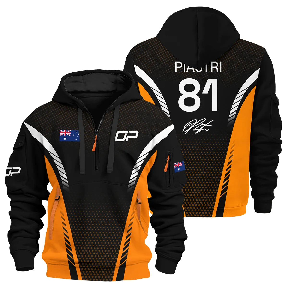 Limited Edition Oscar Piastri - Hoodie Half Zip BLOP121025A2HDF