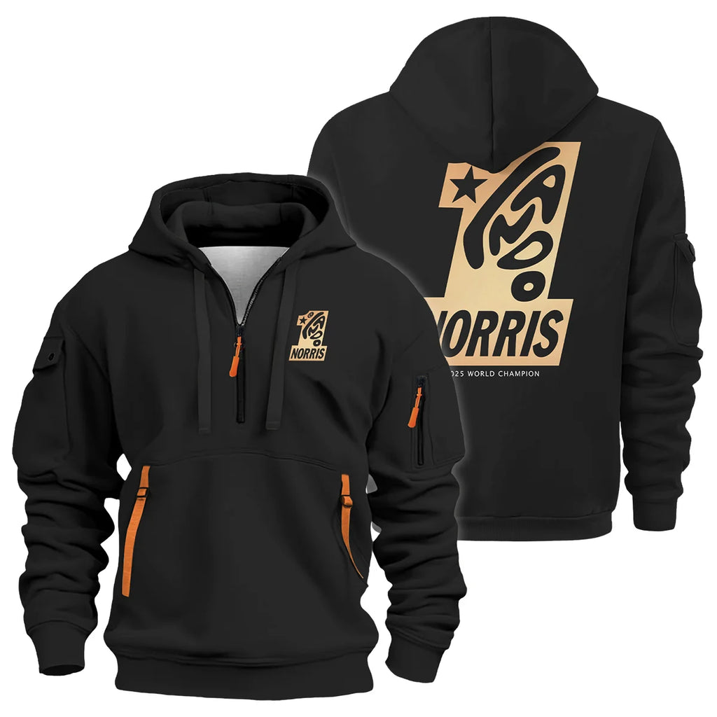 Lando Norris #1 World Champion Hoodie Half Zip BLVALN051225A9HDF