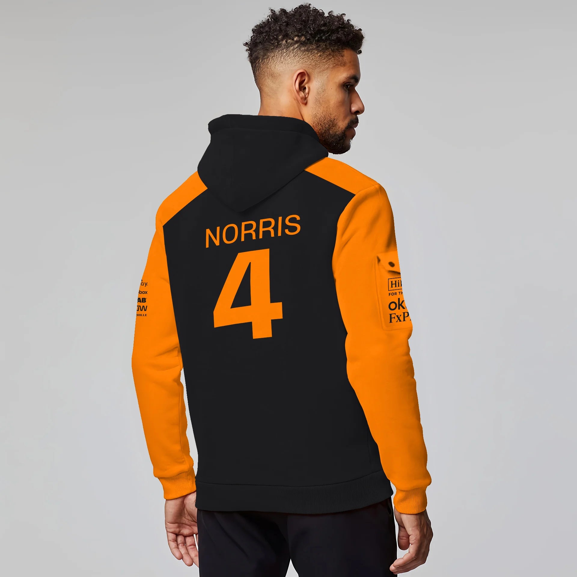 Lando Norris McLaren Formula One Exclusive Logo Hoodie Half Zipper BLF1290325A2MCLHDF