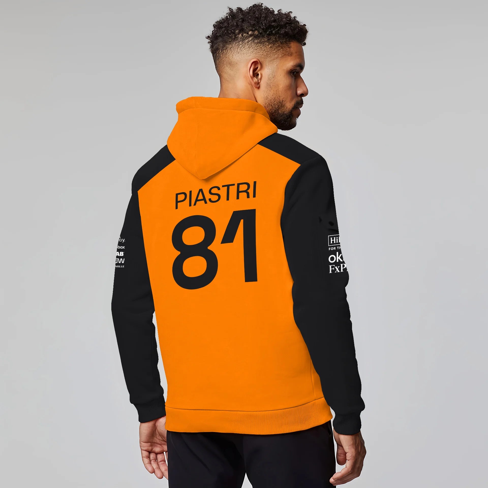 Oscar Piastri McLaren Formula One Exclusive Logo Hoodie Half Zipper BLF1290325A3MCLHDF
