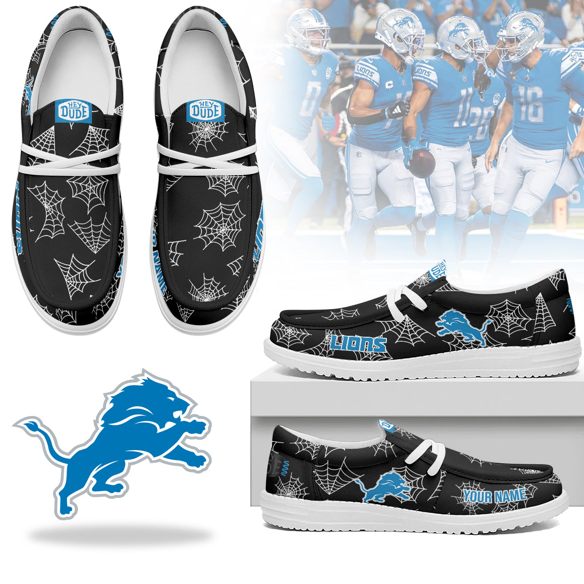 DET Halloween Hey Dude Shoes