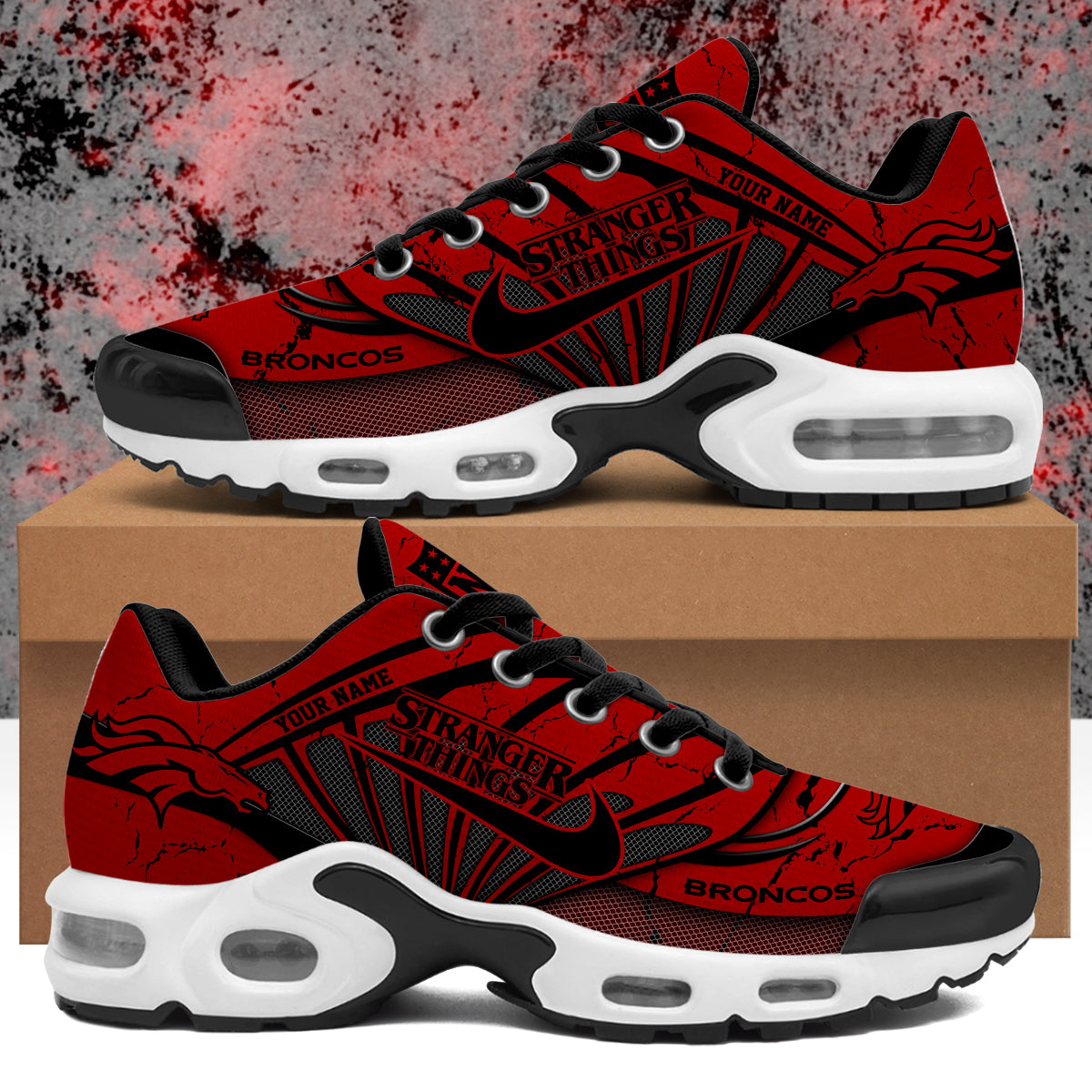 DEN Stranger Things Personalized Air Max Shoes