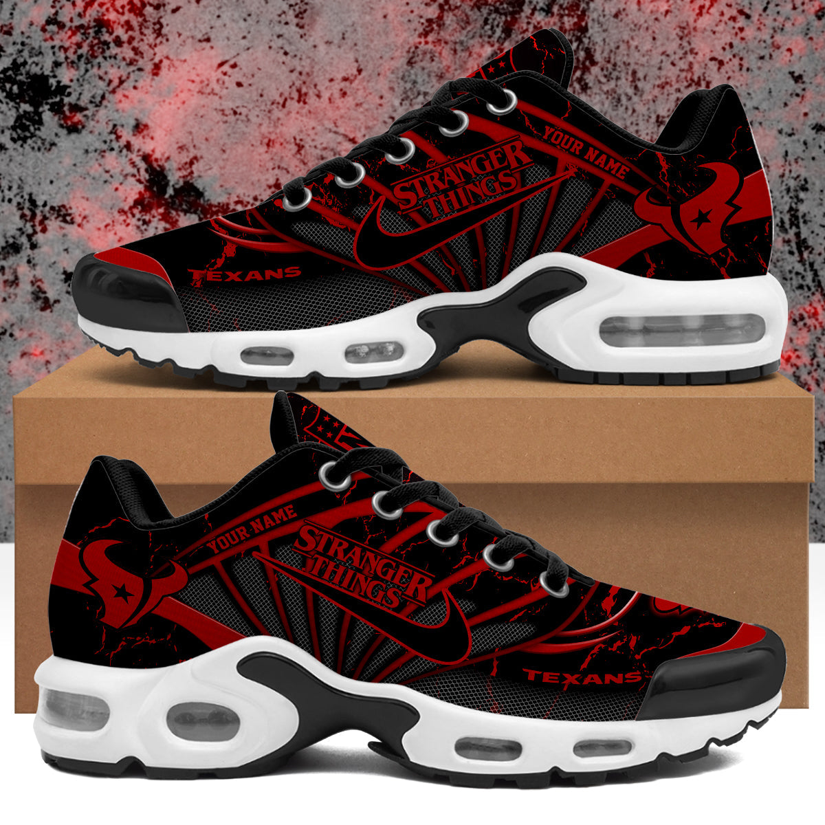 HOU Stranger Things Personalized Air Max Shoes