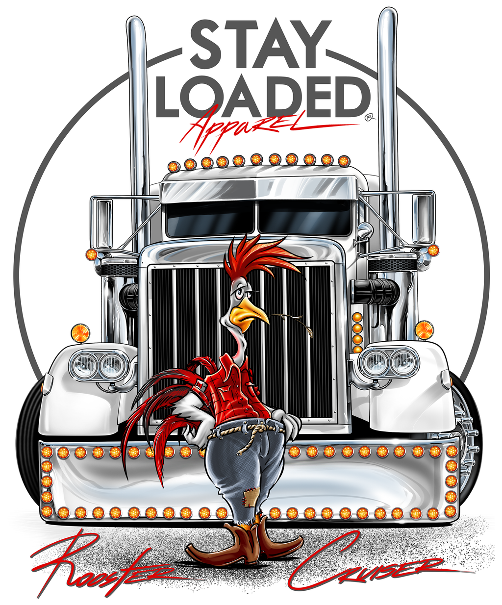 Rooster - White