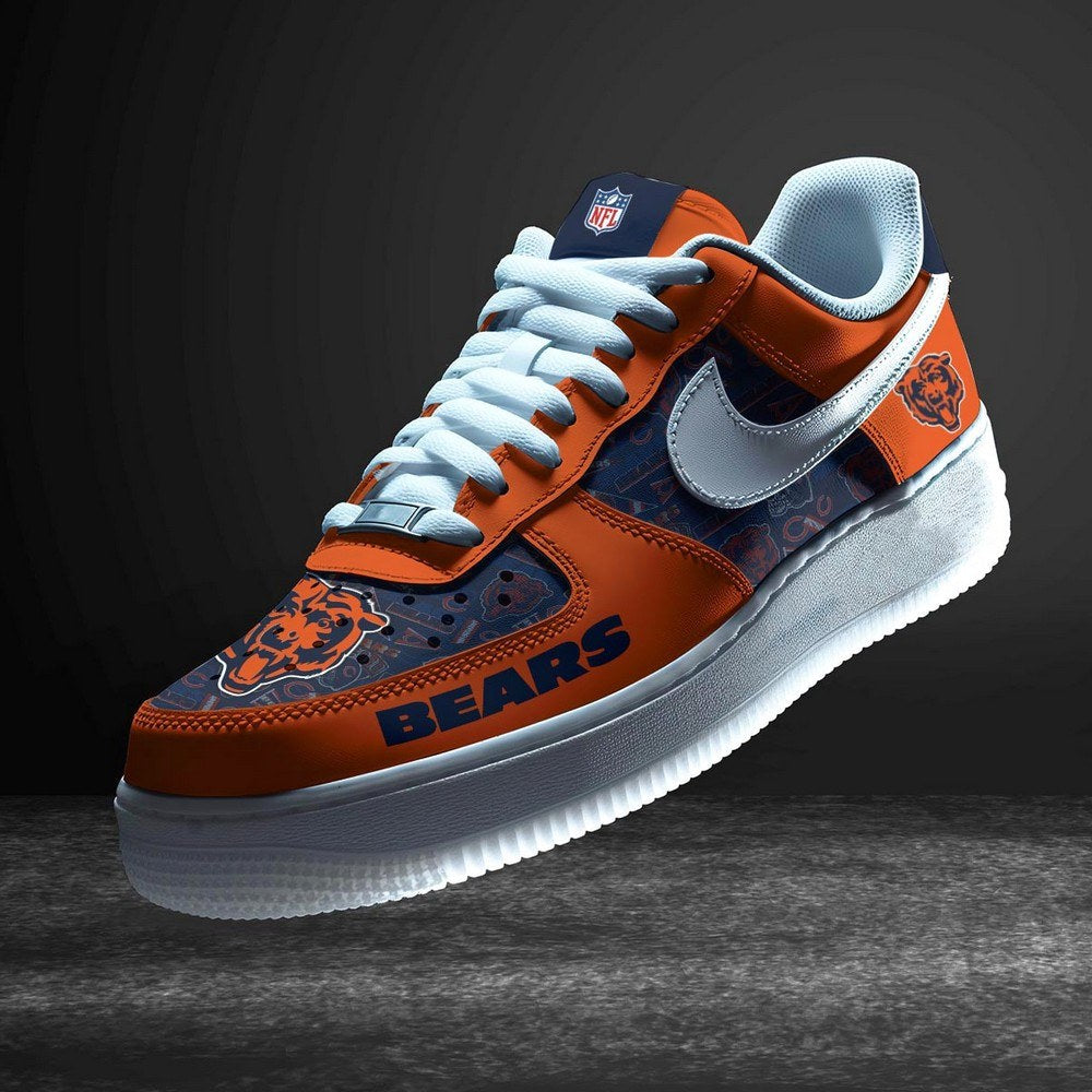 Chicago Bears Personalized Version 10 AF1 Shoes