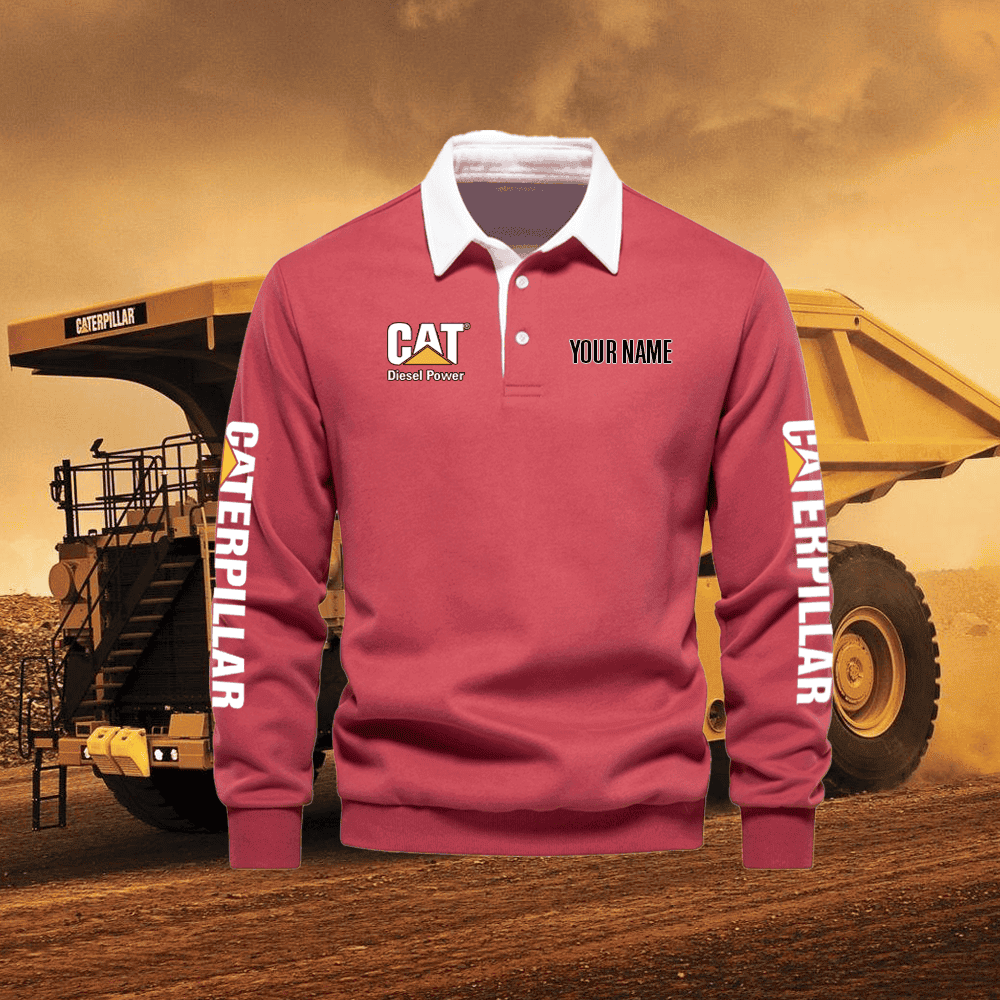 CAT Long Sleeve Polo Shirt