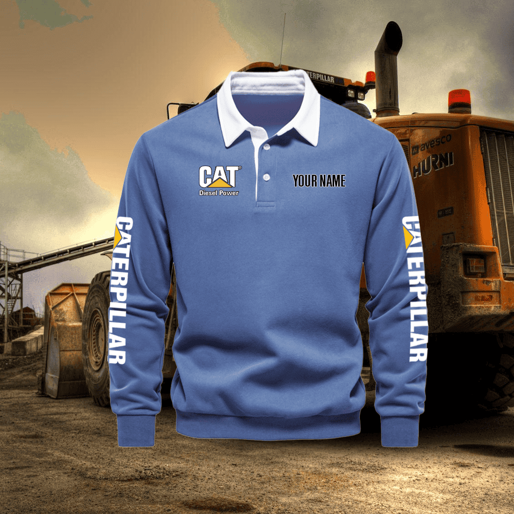 CAT Long Sleeve Polo Shirt