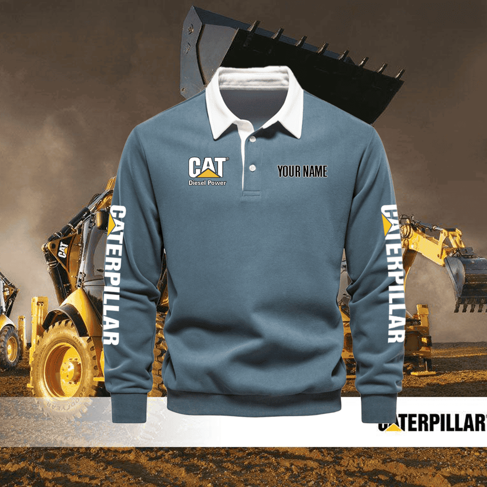 CAT Long Sleeve Polo Shirt