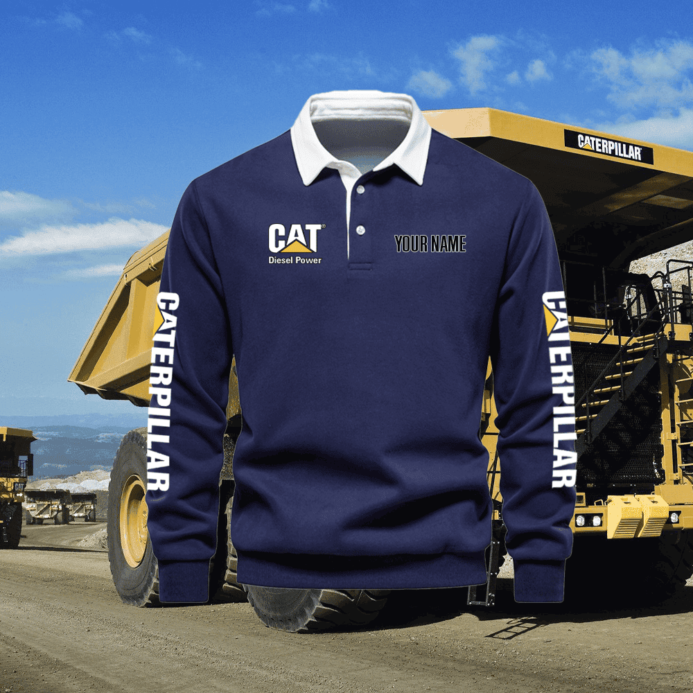 CAT Long Sleeve Polo Shirt