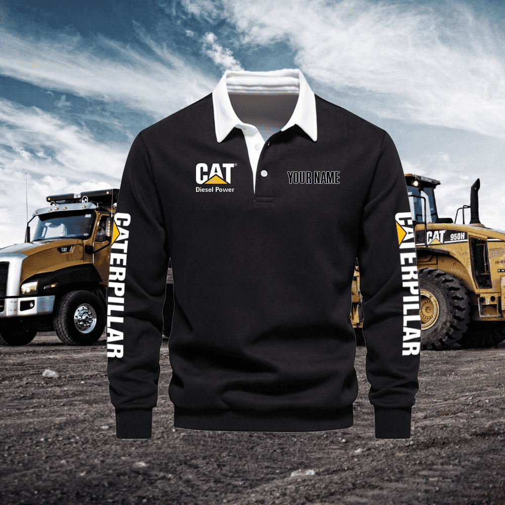 CAT Long Sleeve Polo Shirt