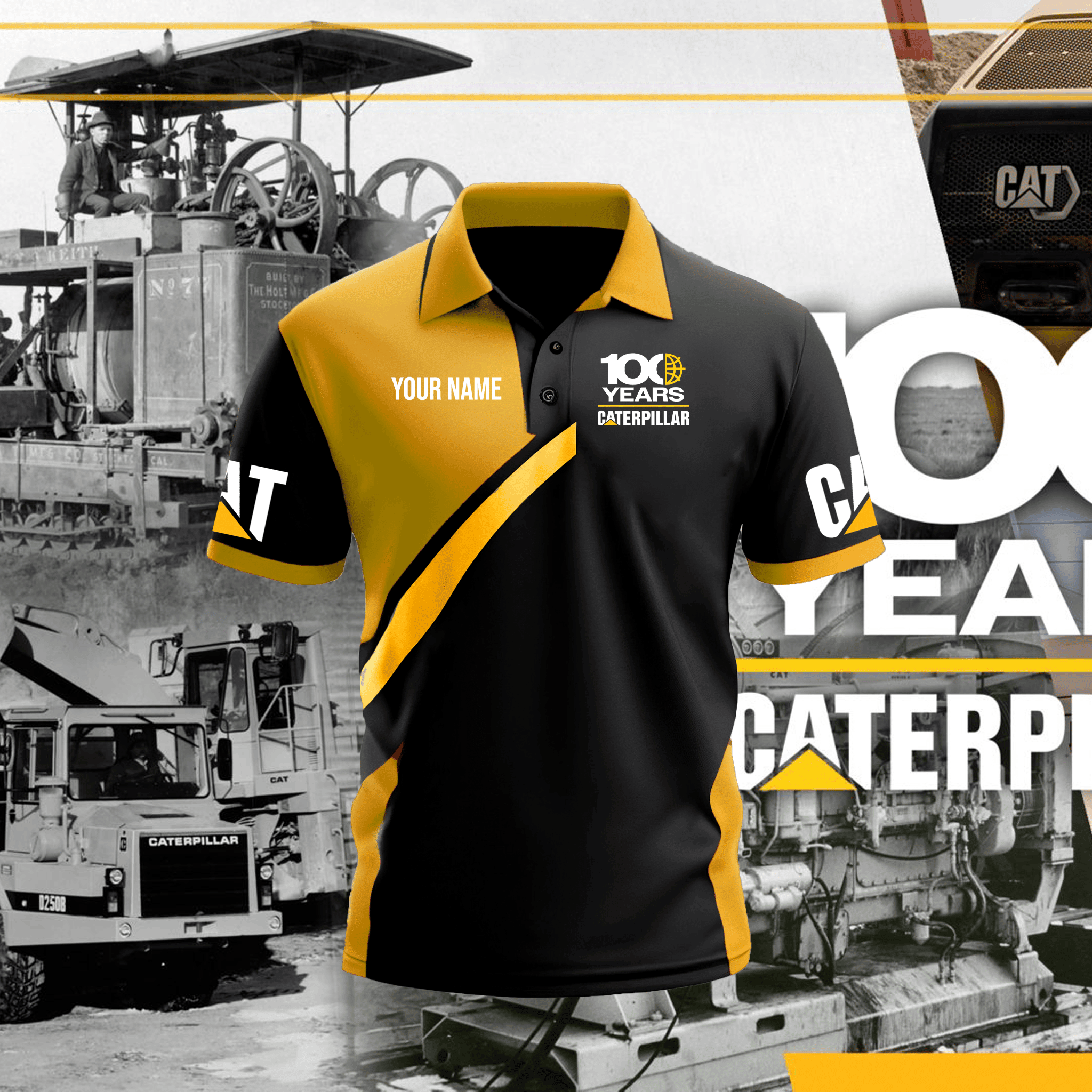 CAT 100th Polo Shirt