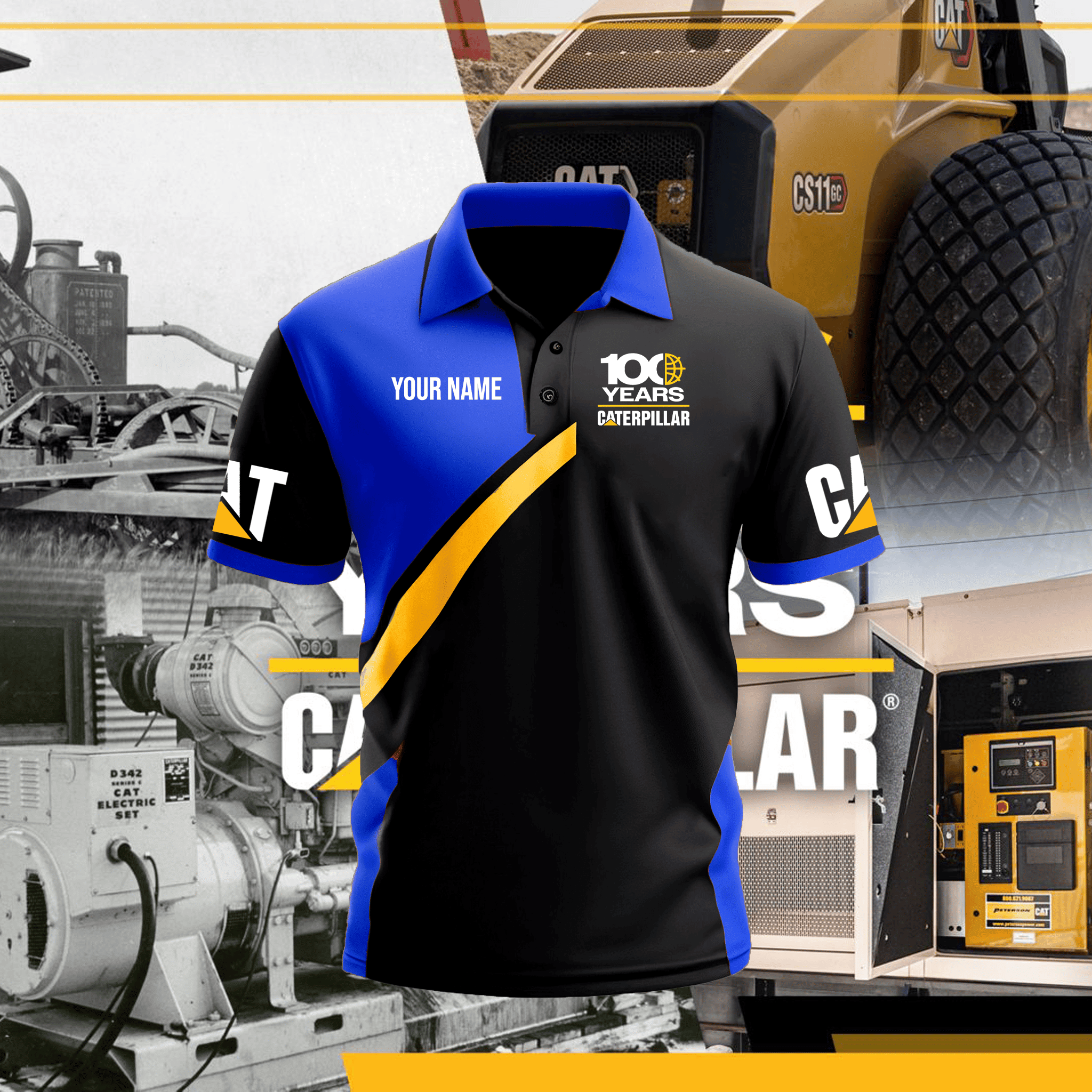 CAT 100th Polo Shirt