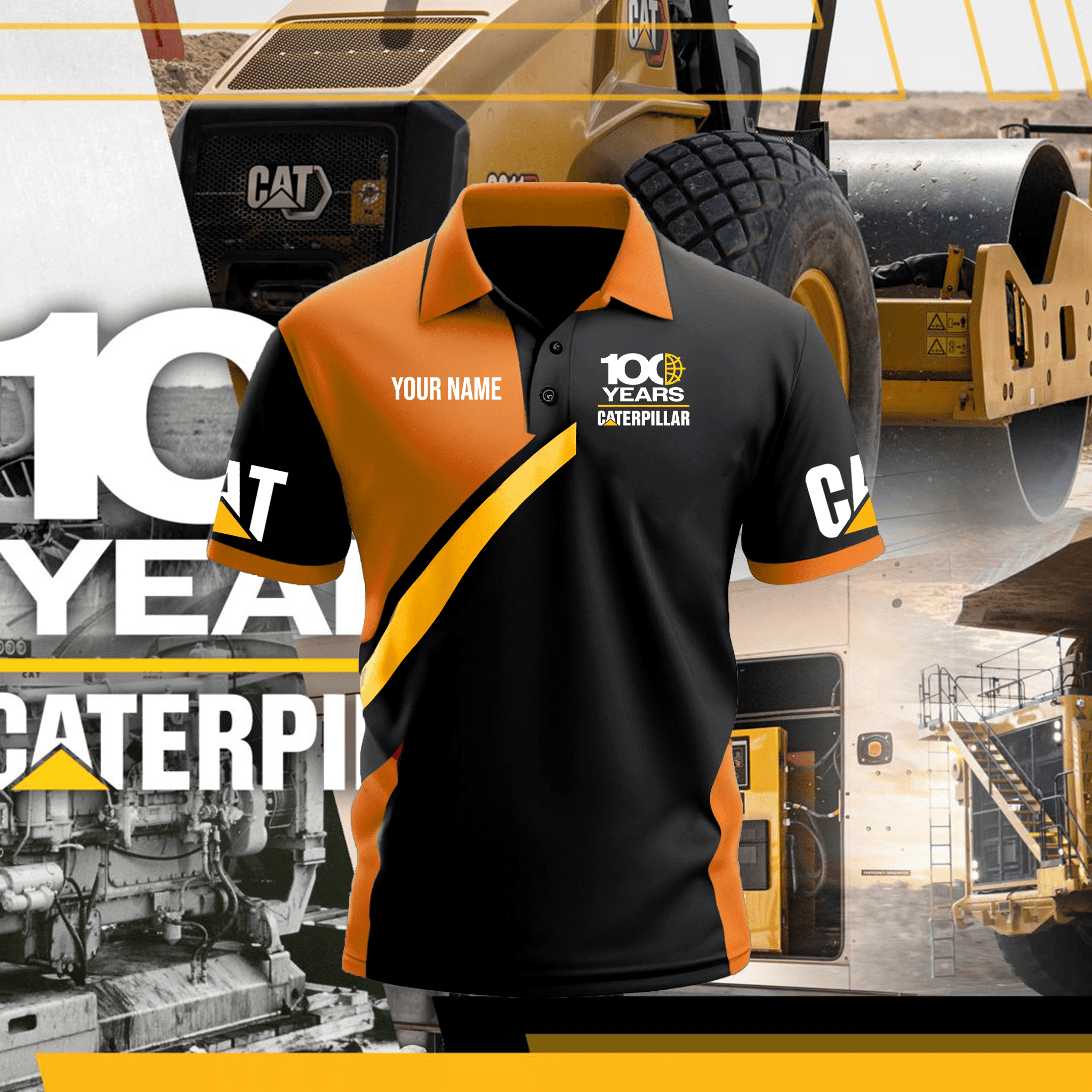 CAT 100th Polo Shirt