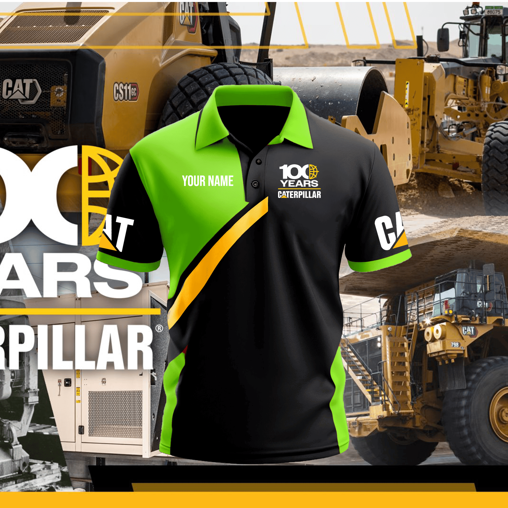 CAT 100th Polo Shirt