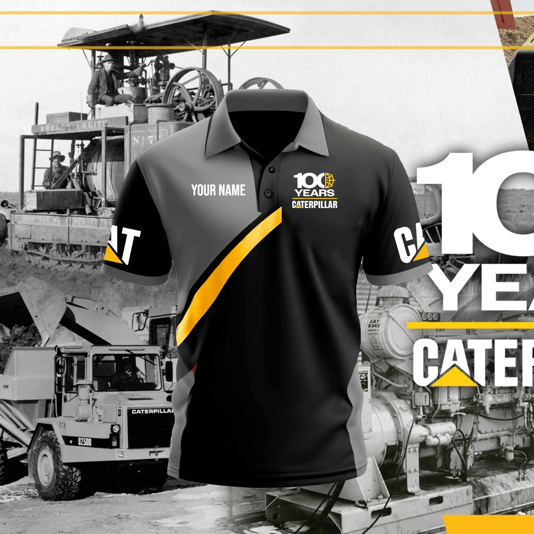 CAT 100th Polo Shirt