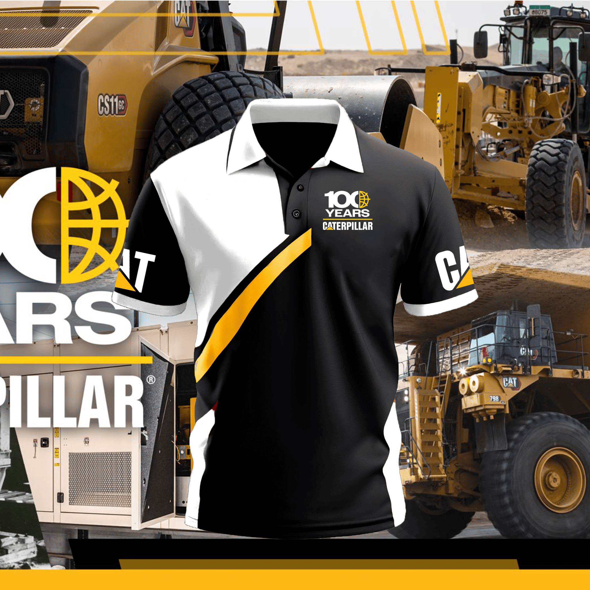 CAT 100th Polo Shirt