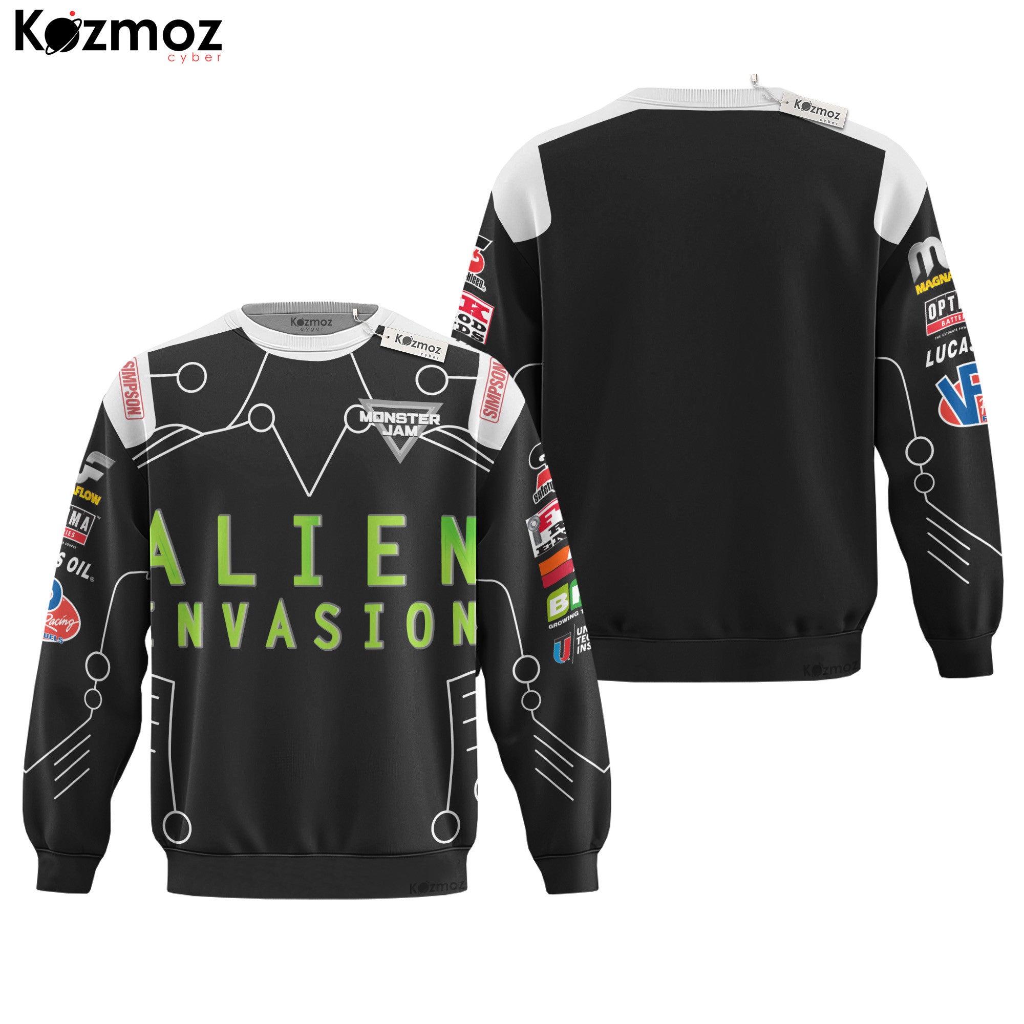 Alien Invasion Monster Truck Racing Costume Collection - Monster Jam Racing Suit -