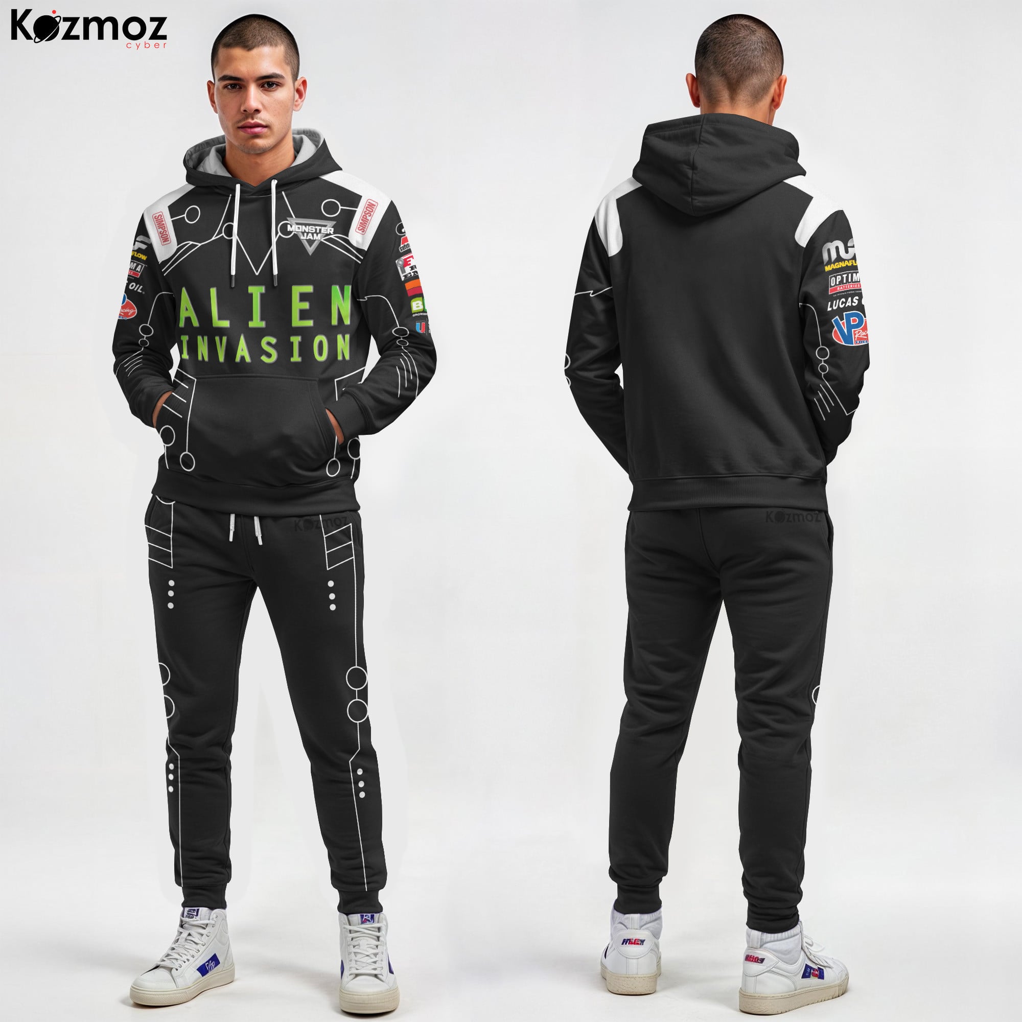 Alien Invasion Monster Truck Racing Costume Collection - Monster Jam Racing Suit -