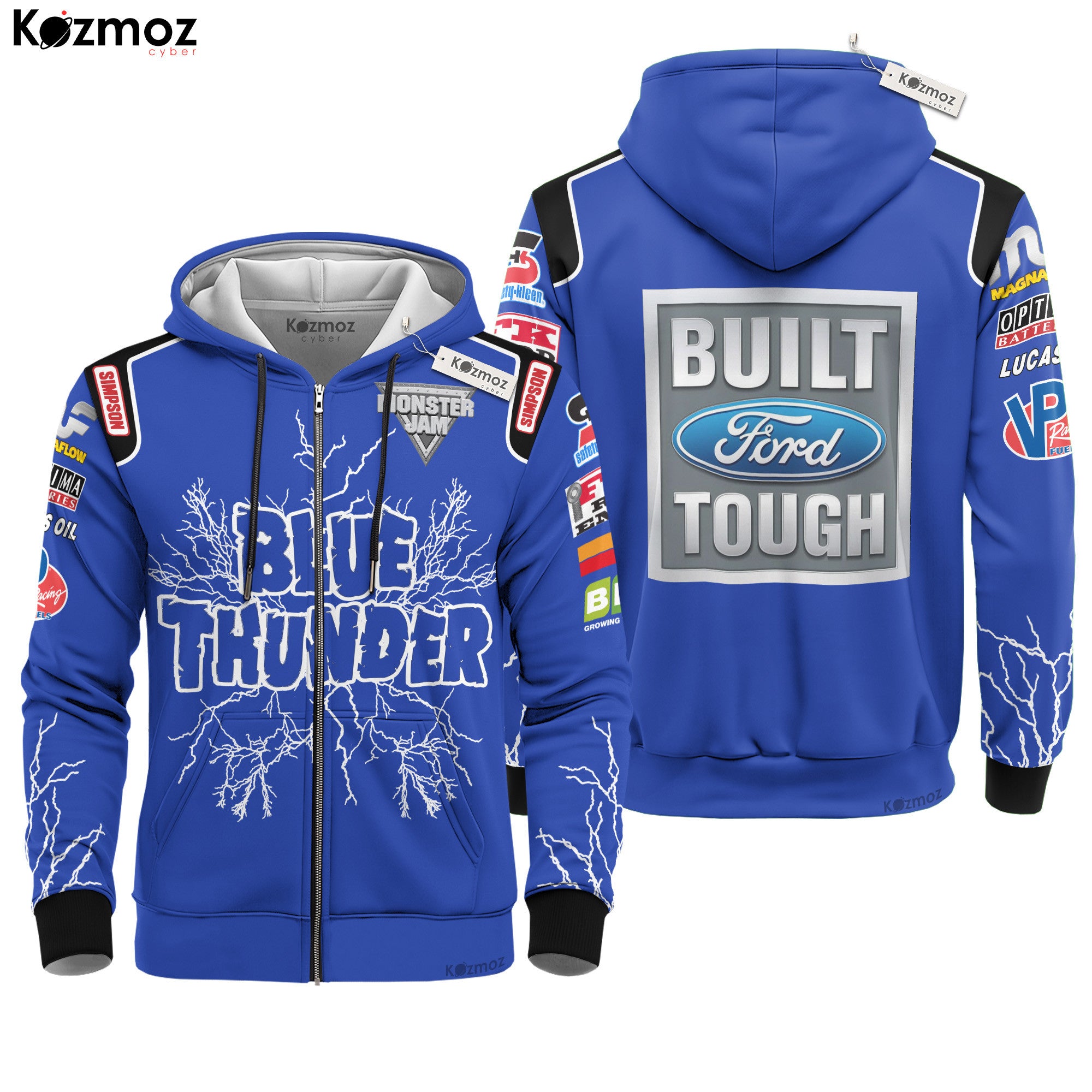 Blue Thunder Racing Costume Collection - Monster Jam Racing Team