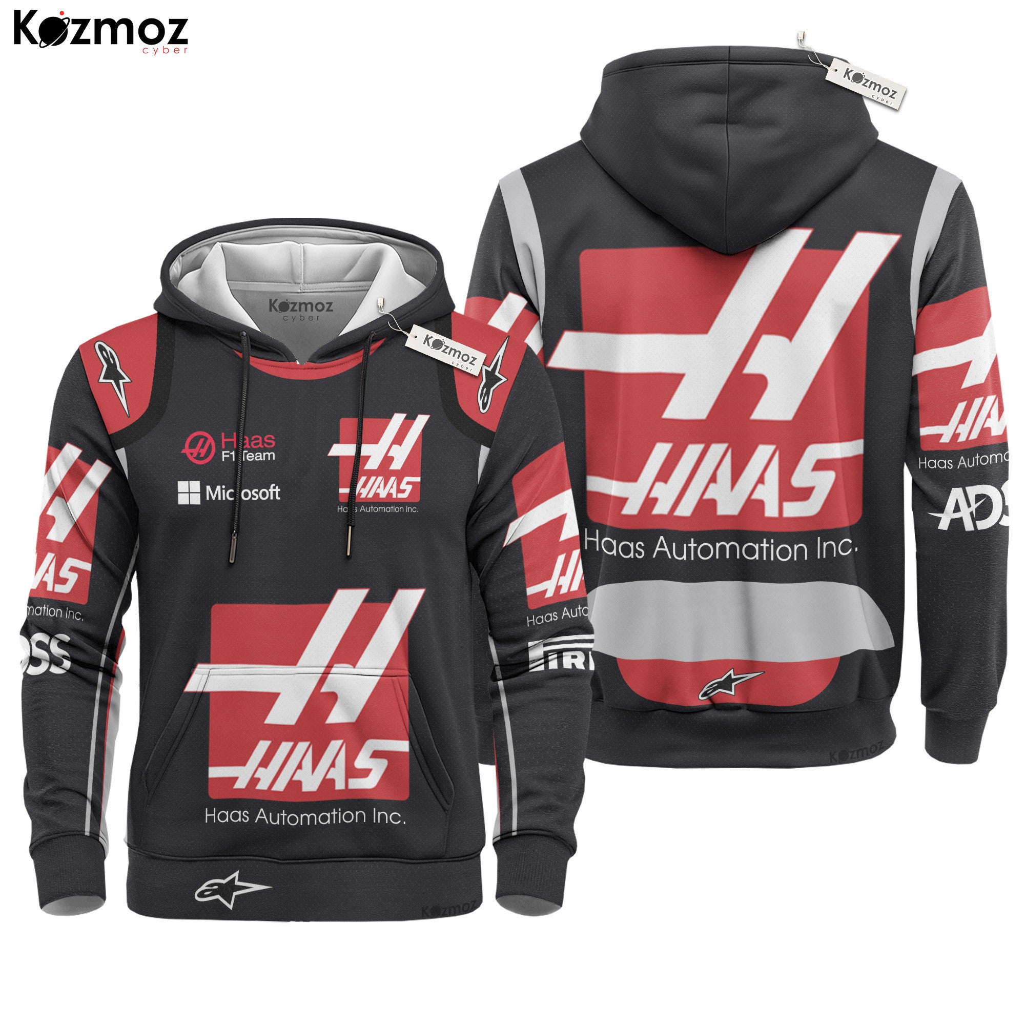 2020 Romain Grosjean Haas Race Suit Collection - Racing Team -