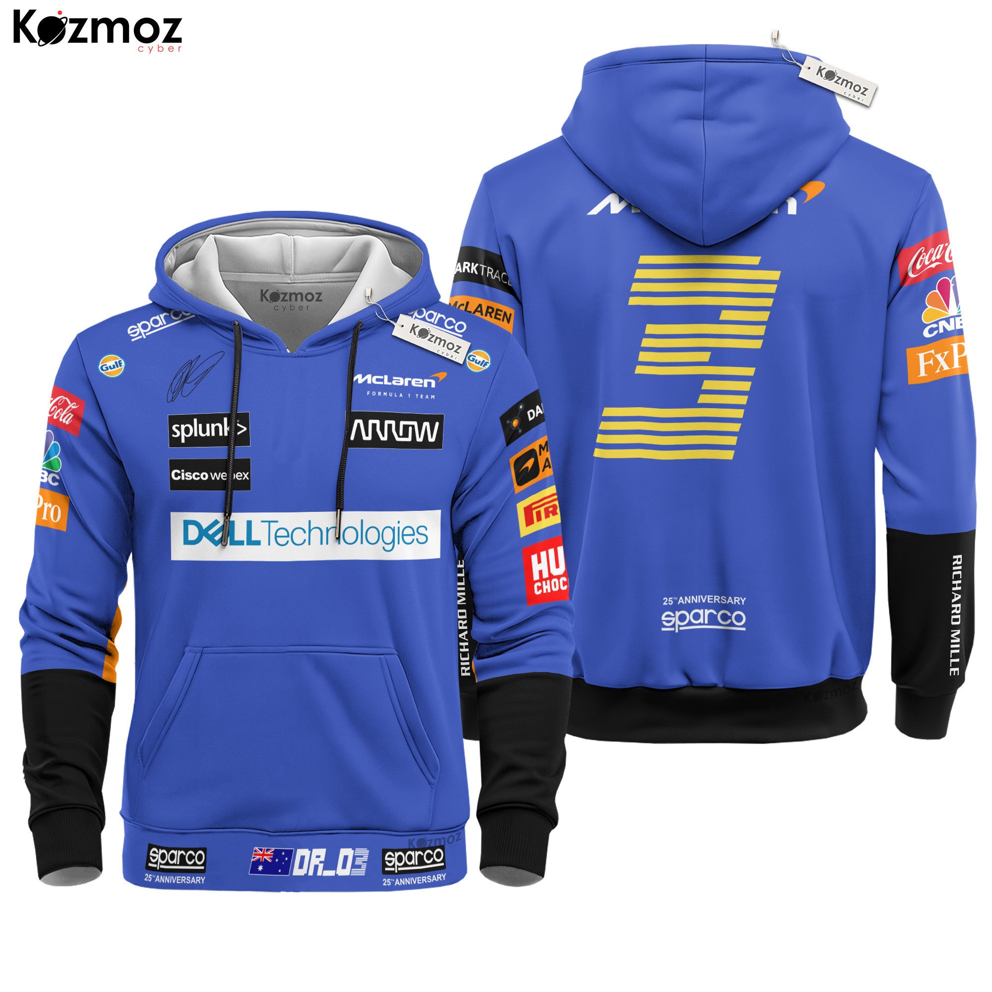 Daniel Ricciardo Racing Costume 2021 Collection - McLaren  Racing Team -