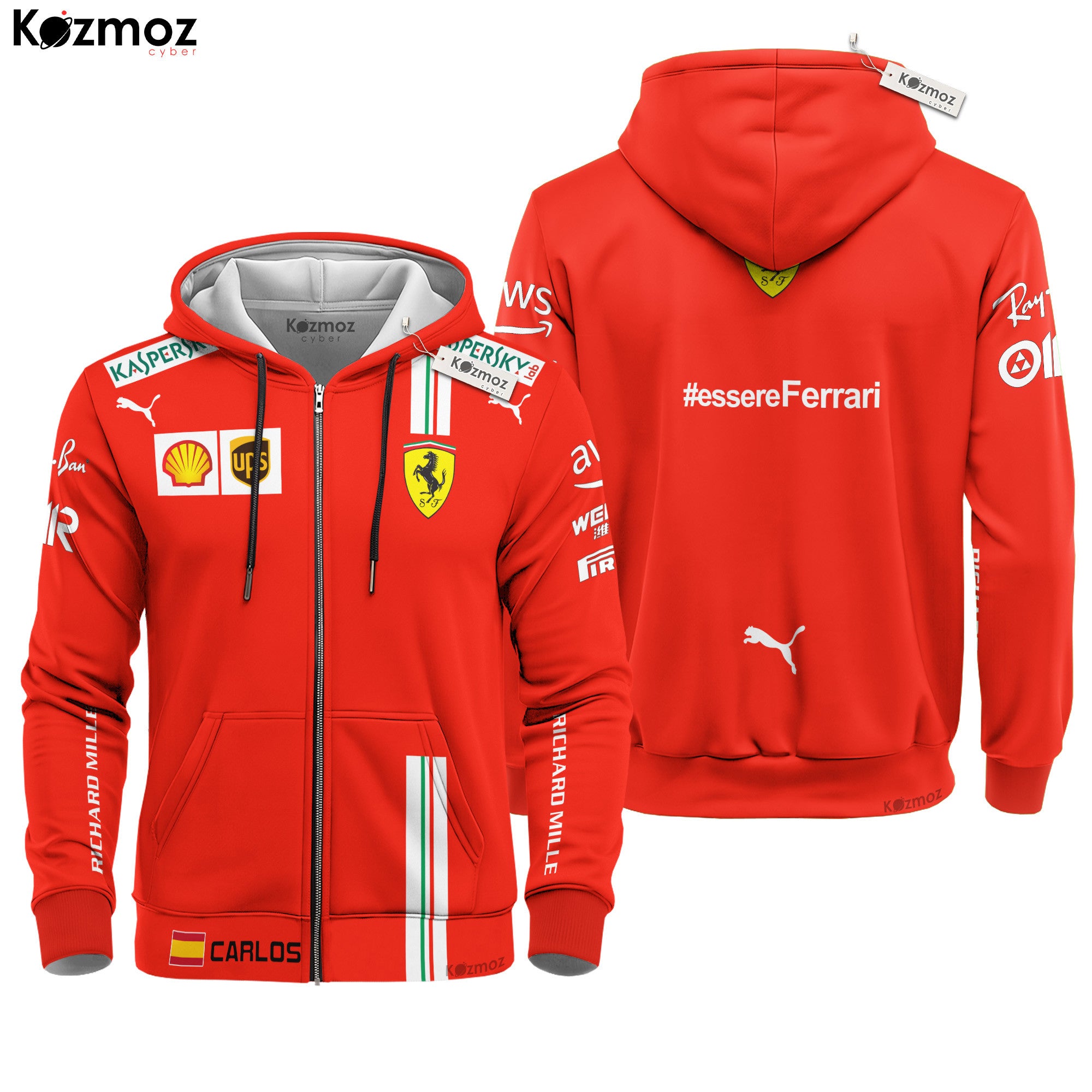 Carlos Sainz Racing Costume 2021 Collection - SF  Racing Team -