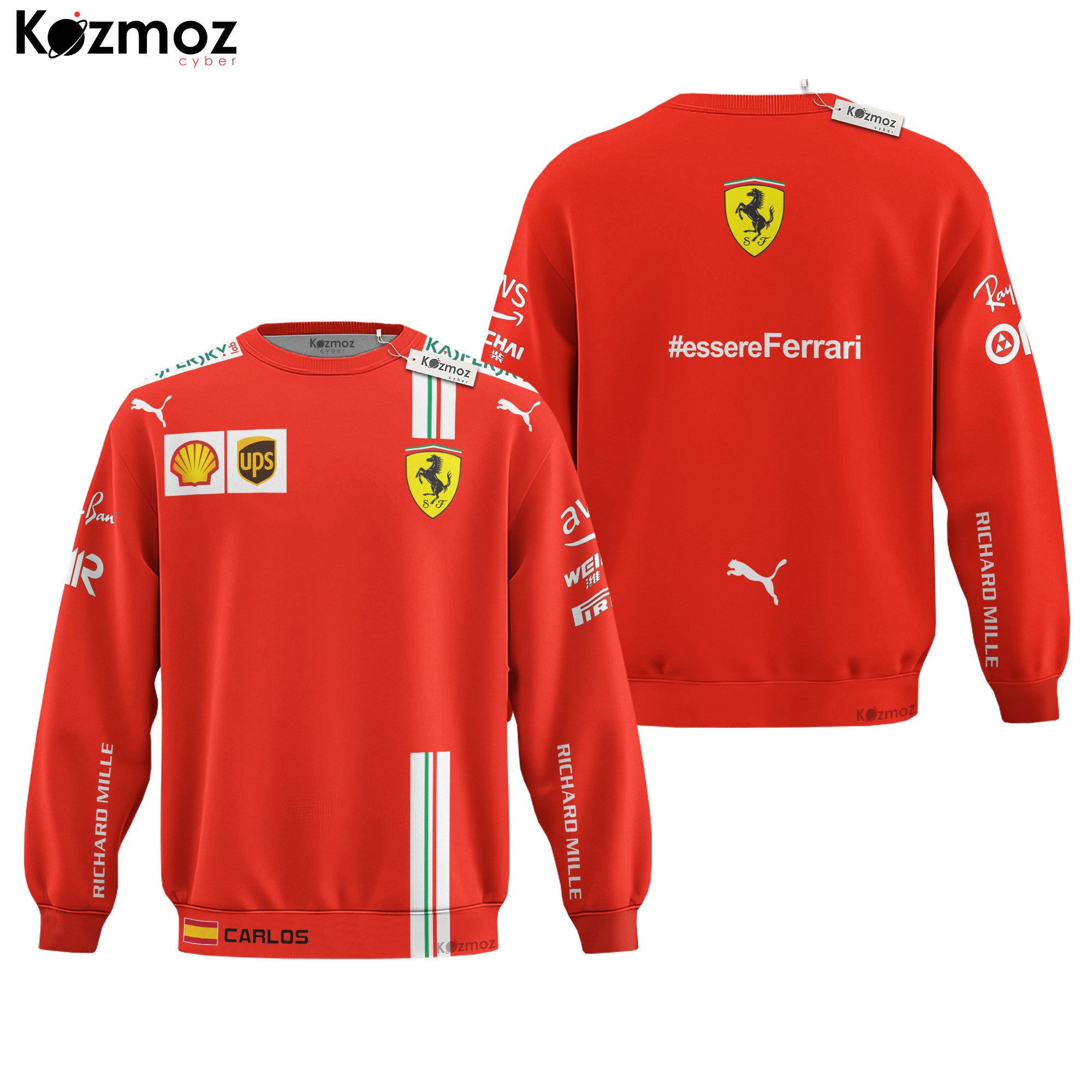Carlos Sainz Racing Costume 2021 Collection - SF  Racing Team -